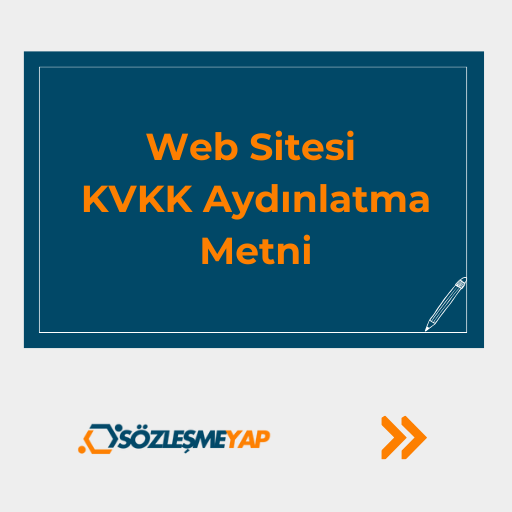 Web Sitesi KVKK Aydınlatma Metni